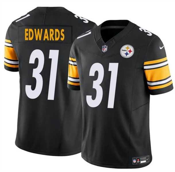 Men & Women & Youth Pittsburgh Steelers #31 Daijun Edwards Black 2024 F.U.S.E. Vapor Untouchable Limited Football Stitched Jersey